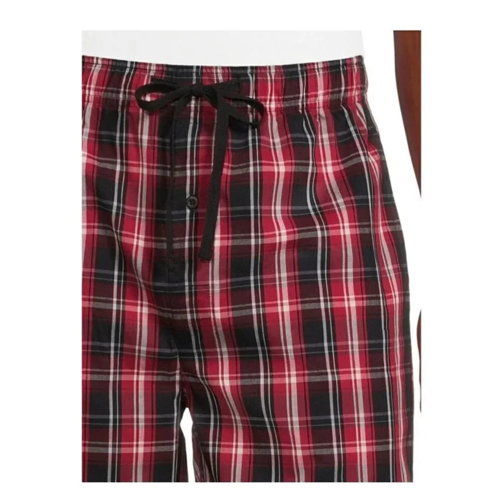 Hanes Men's and Big Men's Woven Stretch Sleep Jam Shorts, 2-Pack 2XL NWOT - Picture 5 of 9